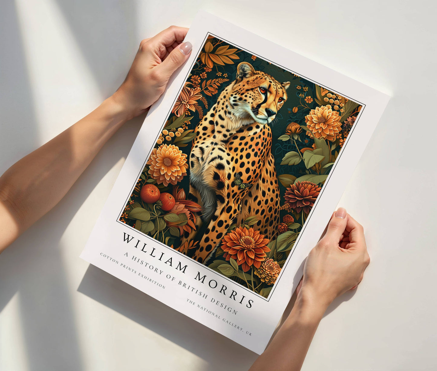 William Morris Cheetah Art Print