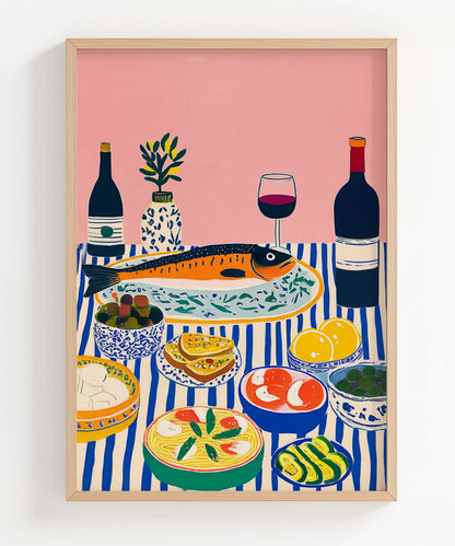 Italian Mediterranean food Feast