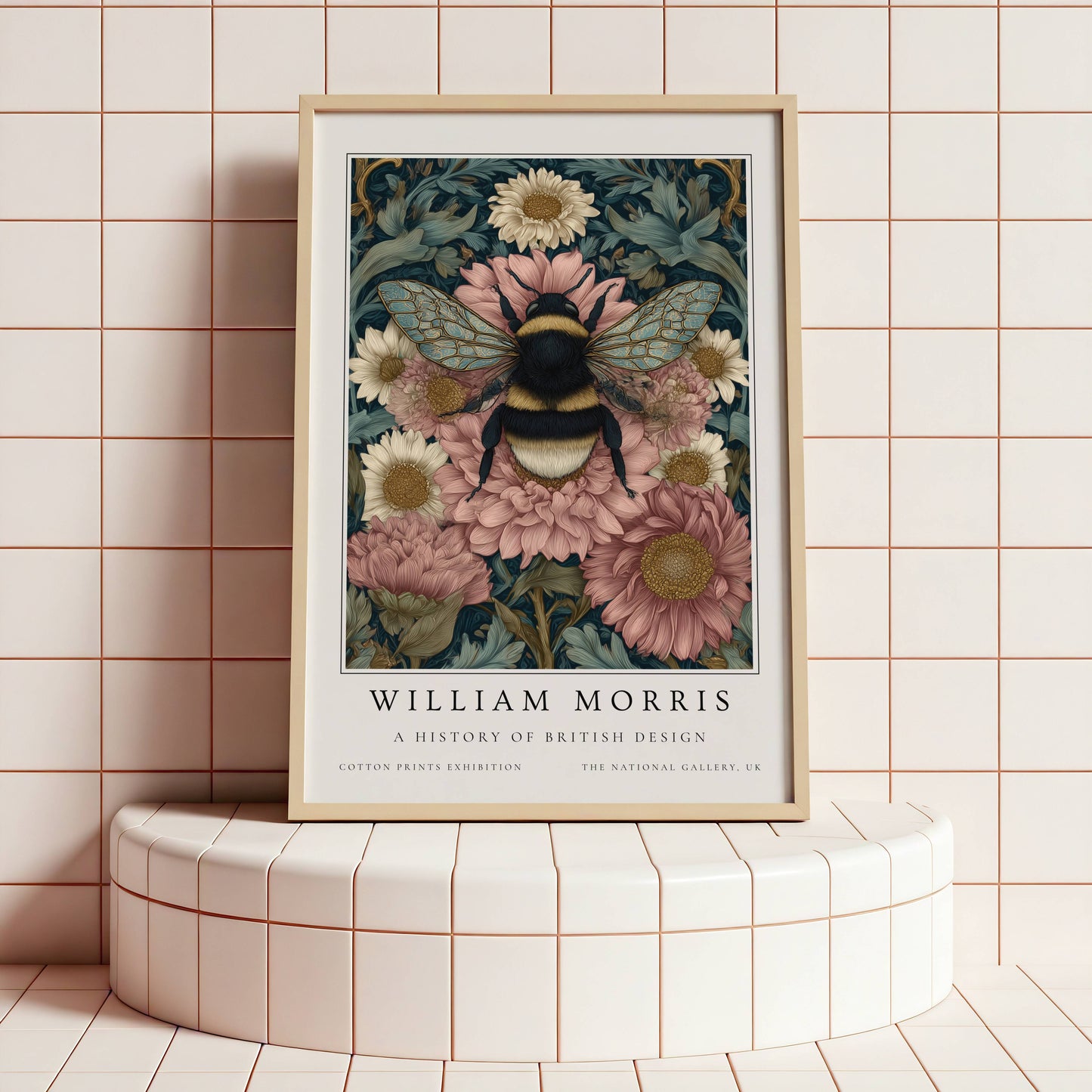 william morris botanical insect art print set