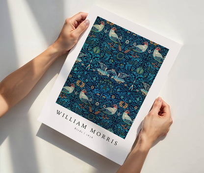 William Morris Blue Heritage Art Print Set