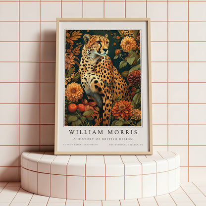 William Morris Cheetah Art Print