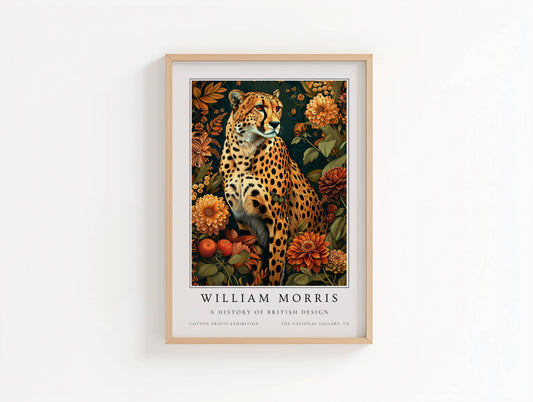 William Morris Cheetah Art Print