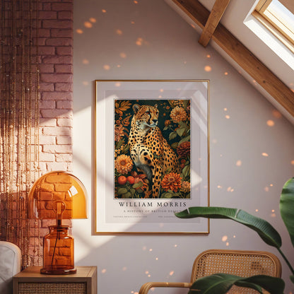 William Morris Cheetah Art Print