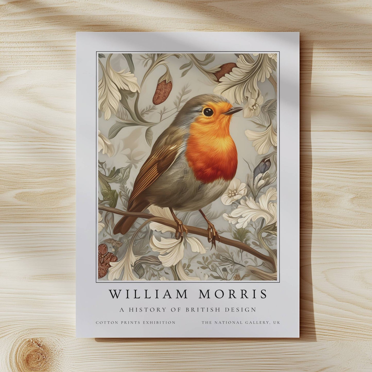 william morris garden birds art print set