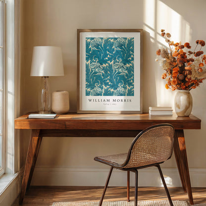 William Morris Blue Heritage Art Print Set