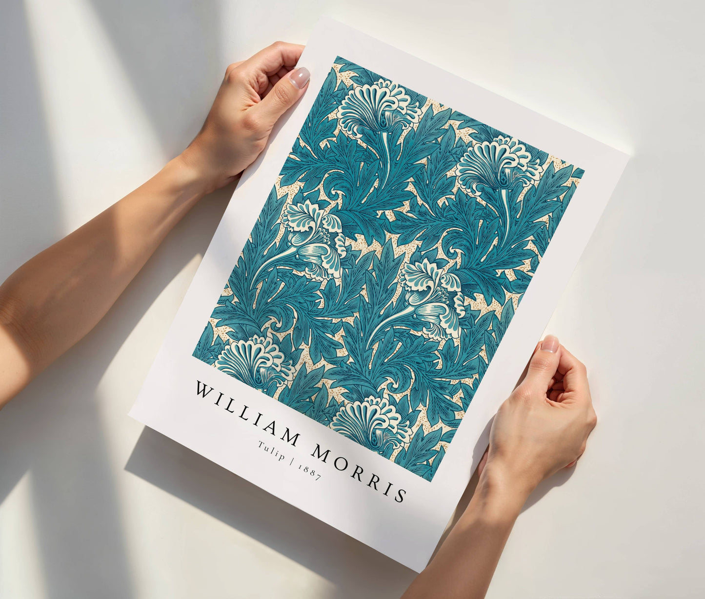 william morris blue heritage art print set