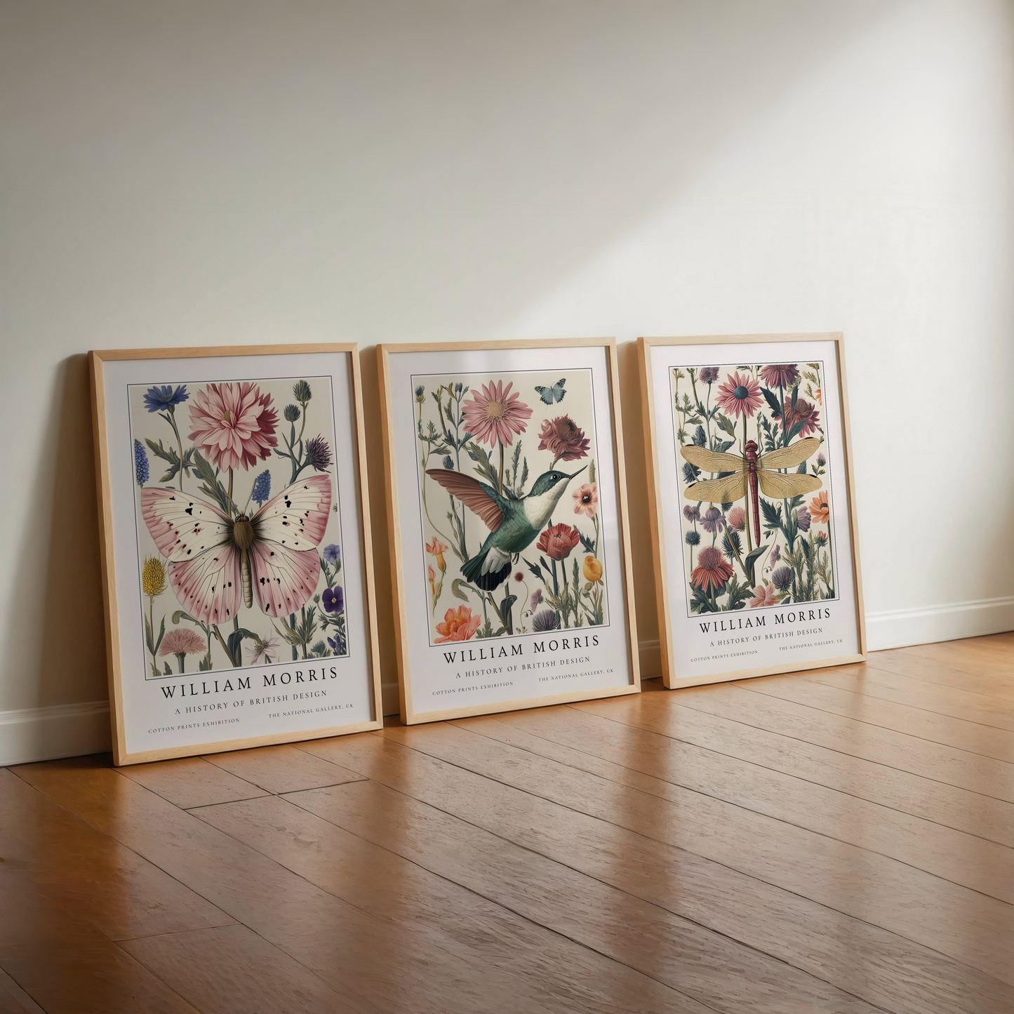 William Morris Vintage Wildflower Art Print Set