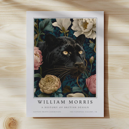 William Morris Black Panther Art Print