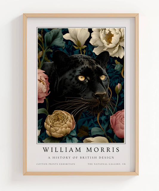 William Morris Black Panther Art Print