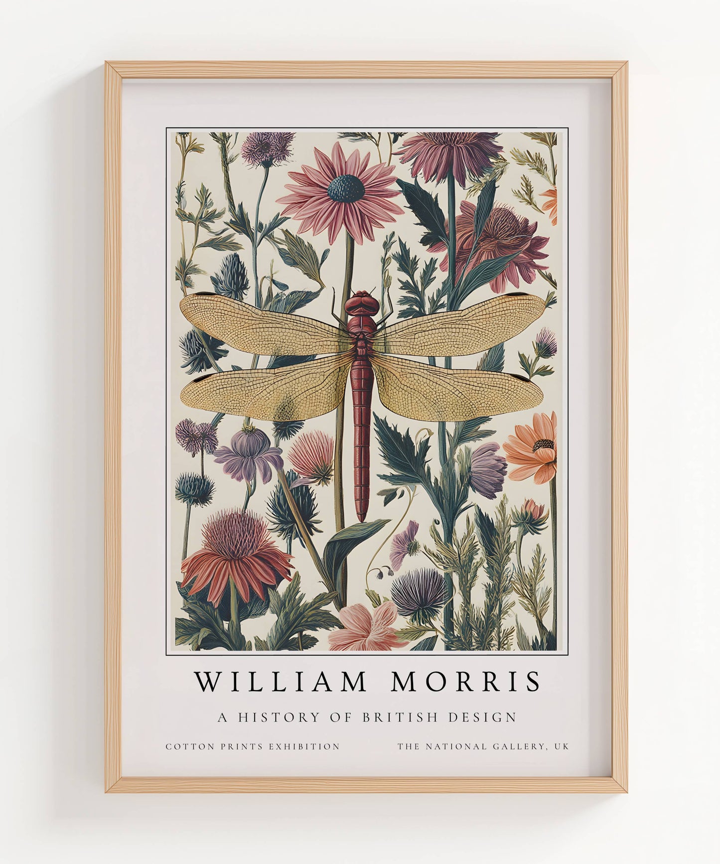 William Morris Vintage Wildflower Art Print Set