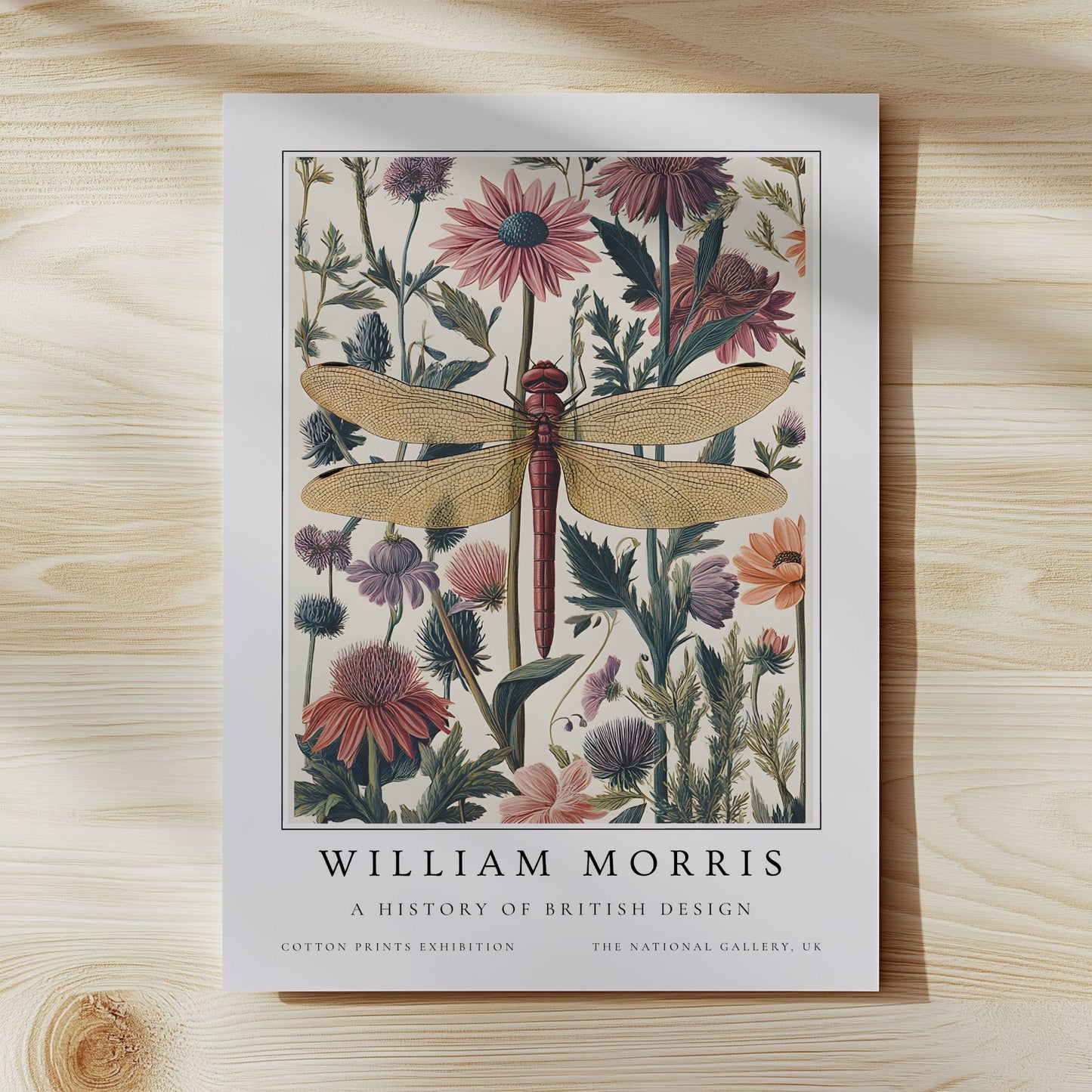 William Morris Vintage Wildflower Art Print Set