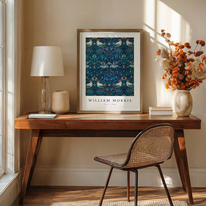 William Morris Blue Heritage Art Print Set