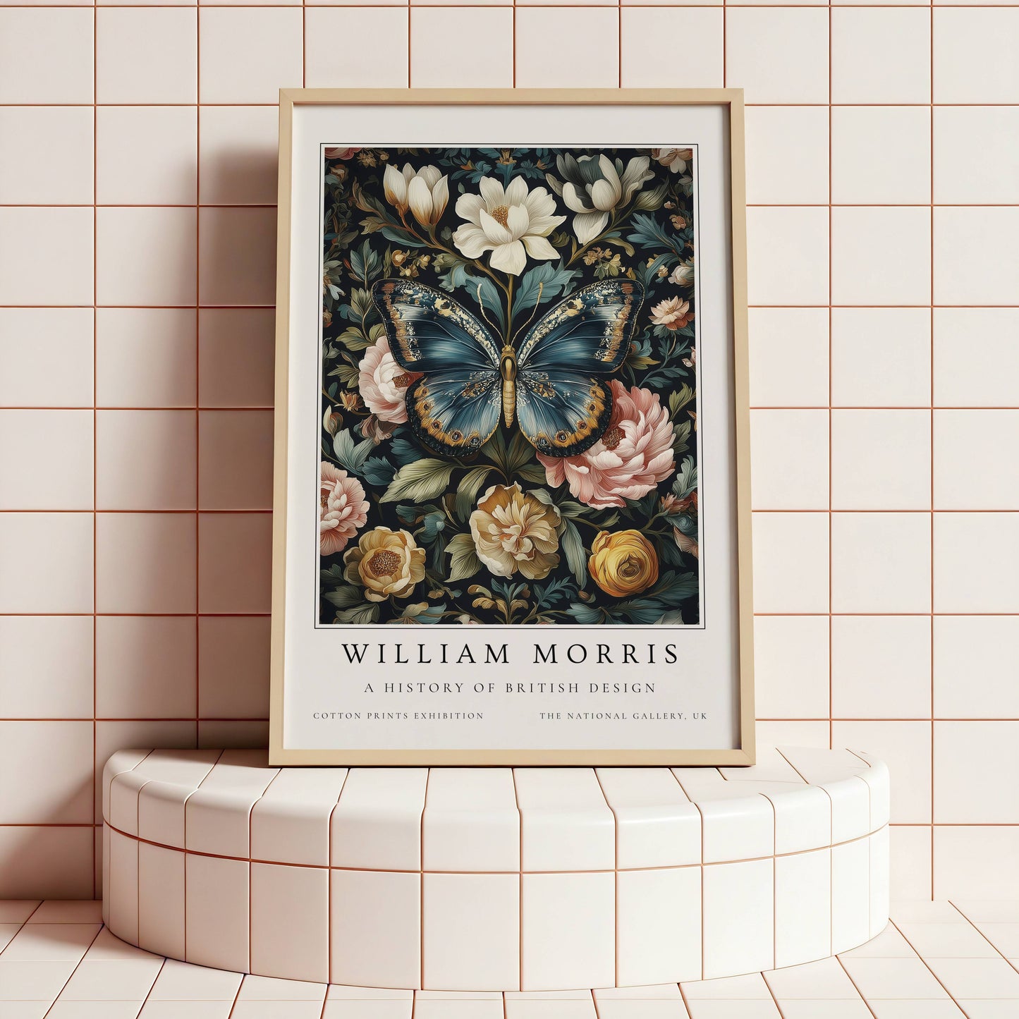 William Morris Midnight Garden Art Print Set
